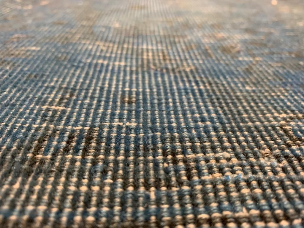 10x16 Red and Blue Turkish Overdyed Rug