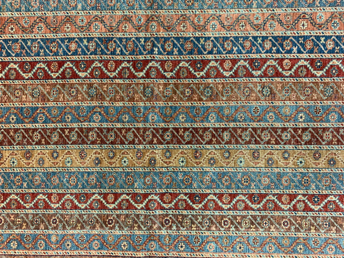 6x8 Multicolor Turkish Tribal Rug