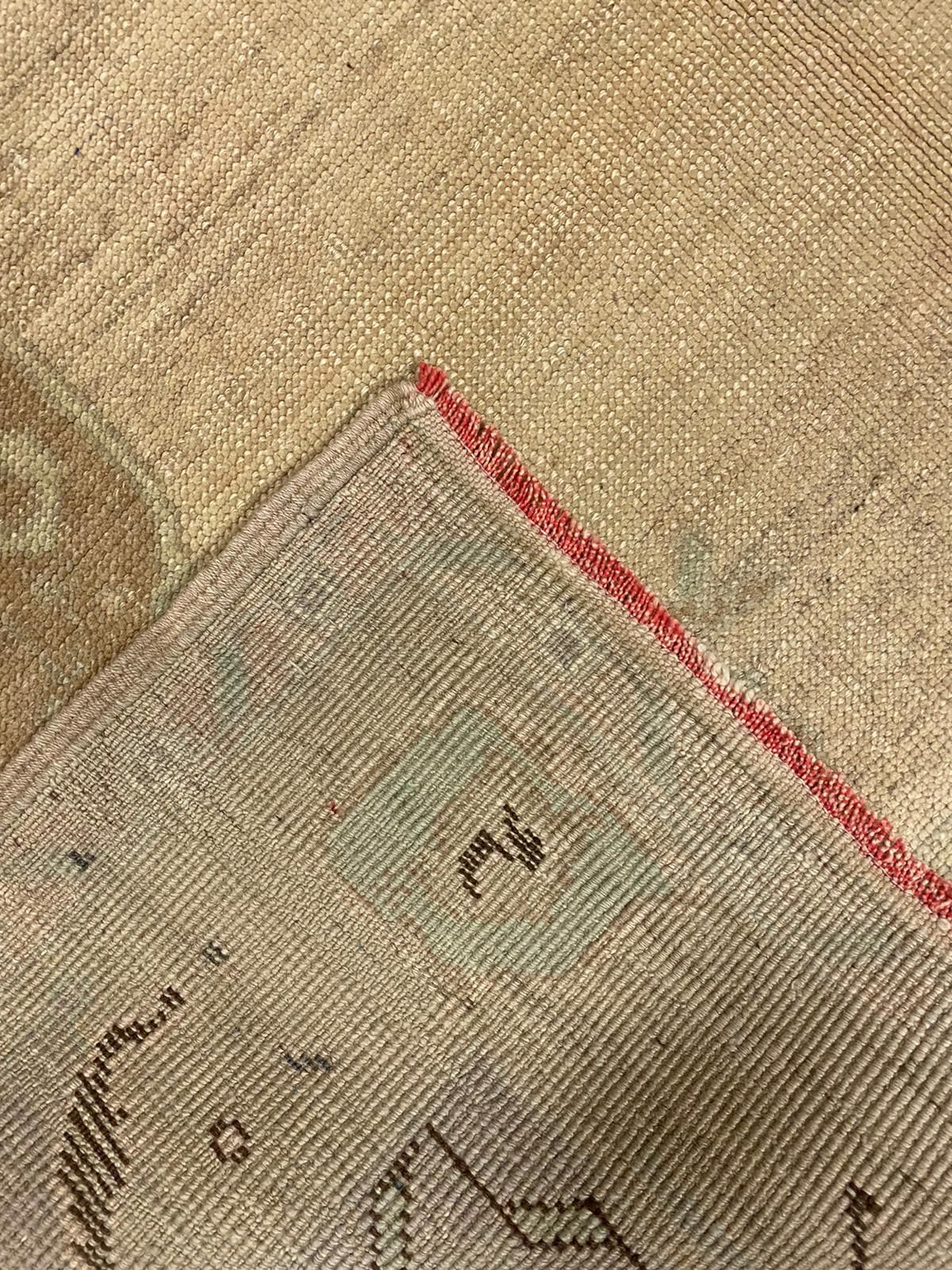 5x8 Ivory Turkish Tribal Rug