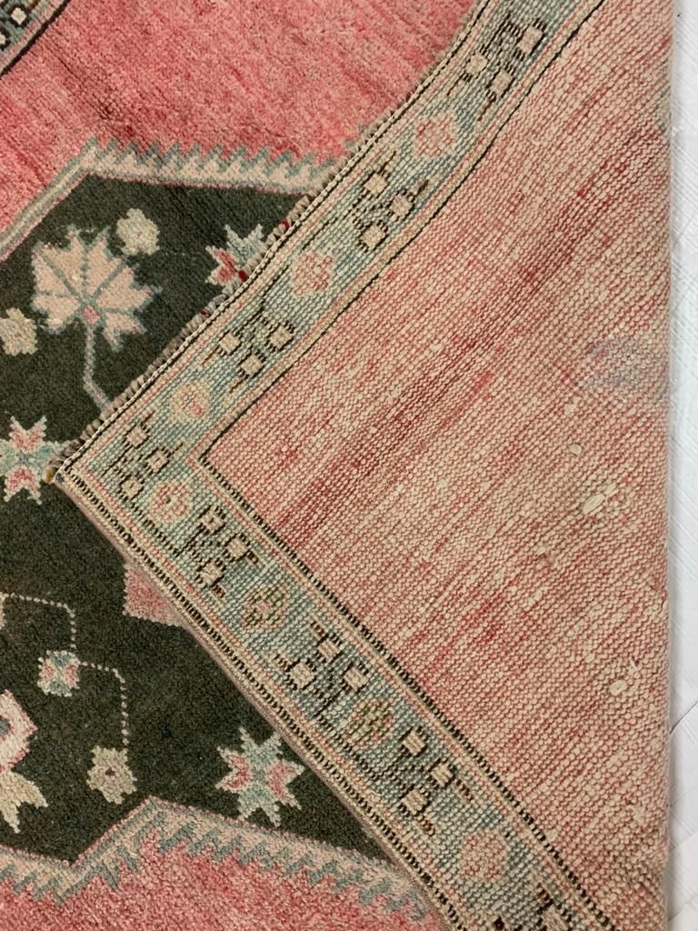 3x10 Pink and Brown Turkish Tribal Runner