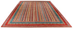 9x12 Multicolor Turkish Tribal Rug