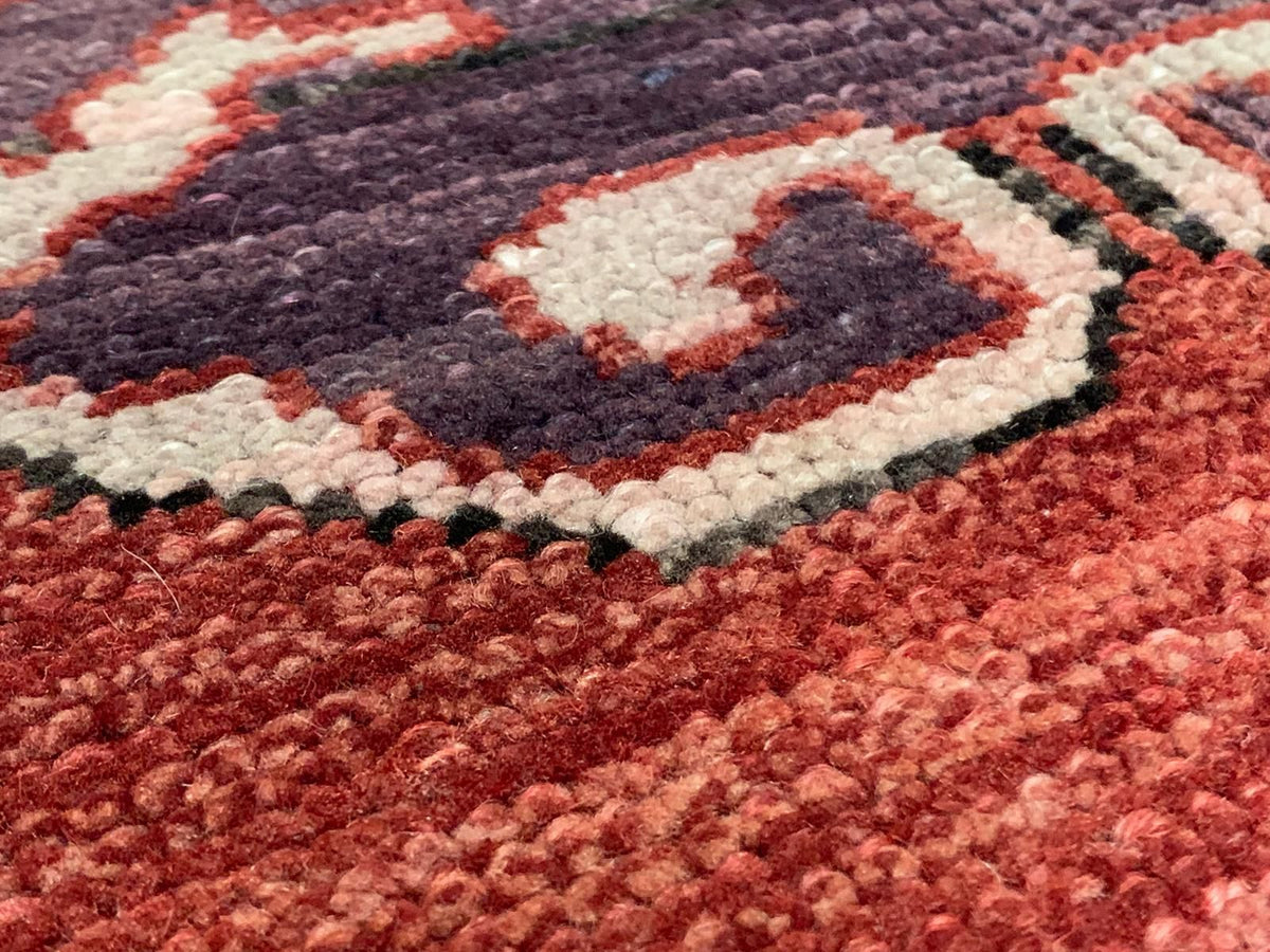 5x11 Red and Ivory Turkish Tribal Runner