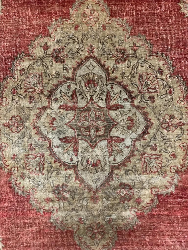 3x14 Red and Gold Turkish Tribal Runner