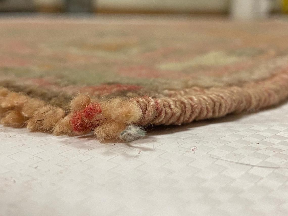 4x7 Brown and Red Turkish Tribal Rug