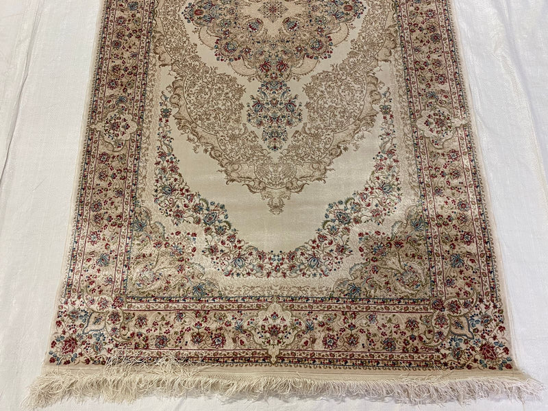 3x10 Ivory and Beige Turkish Antep Runner
