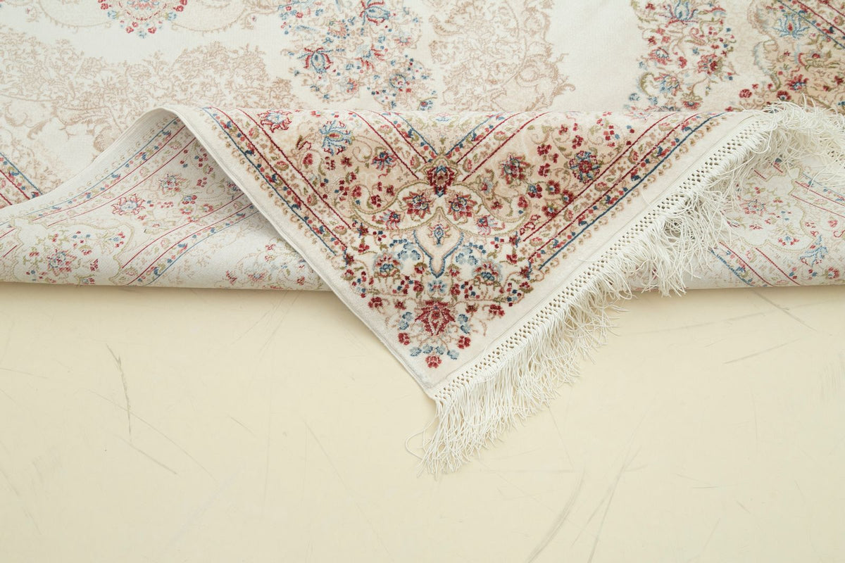 3x10 Ivory and Red Turkish Antep Runner