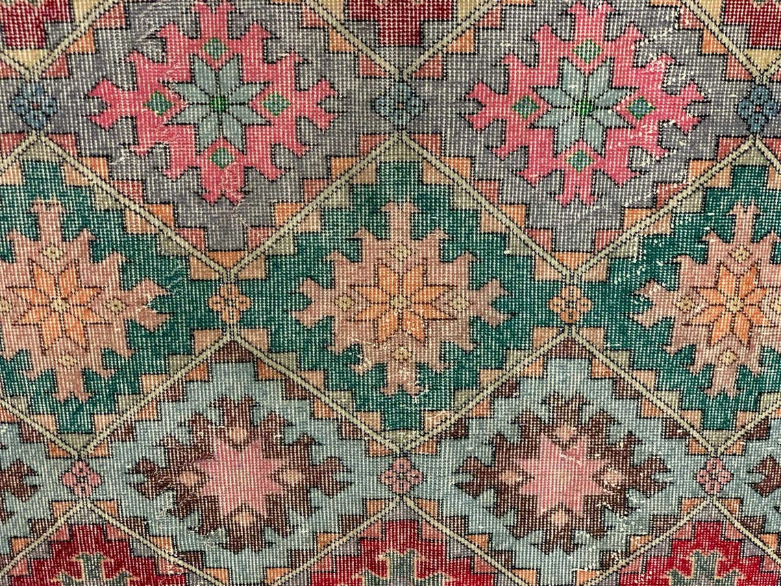 5x9 Multicolor Turkish Anatolian Rug