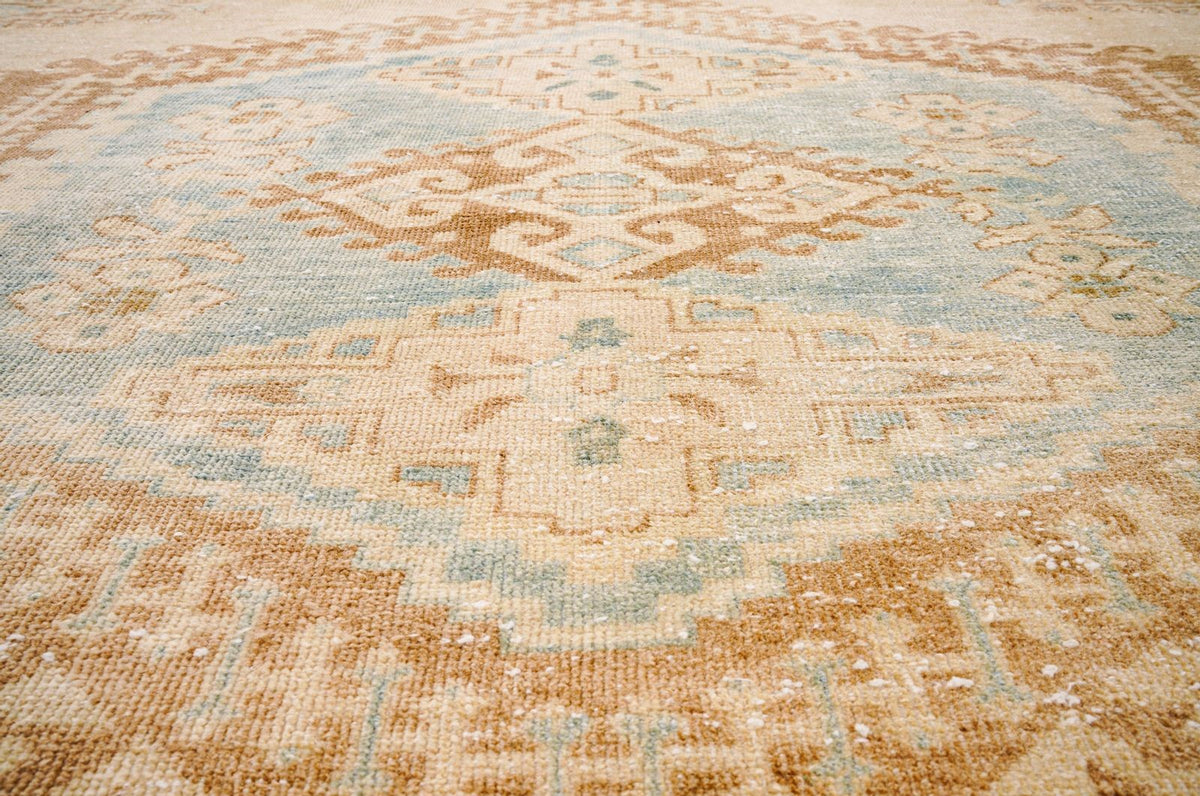 10x14 Beige and Blue Persian Traditional Rug