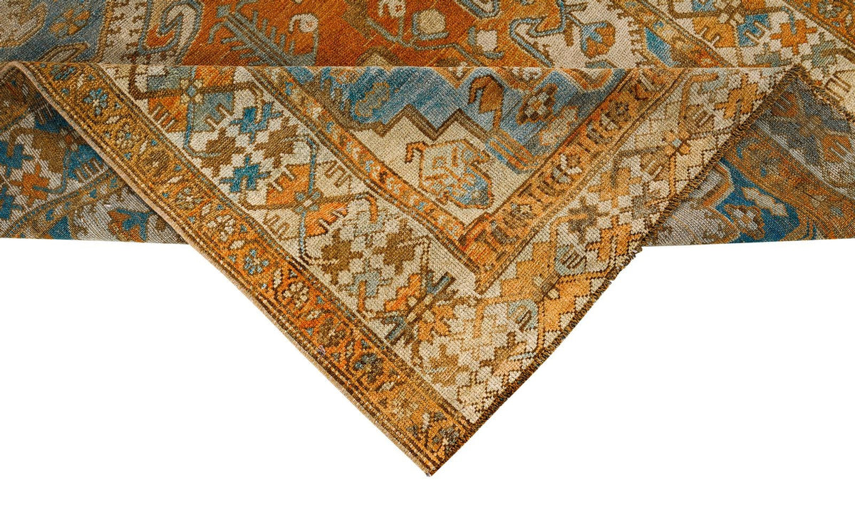 4x7 Beige and Rust Persian Rug