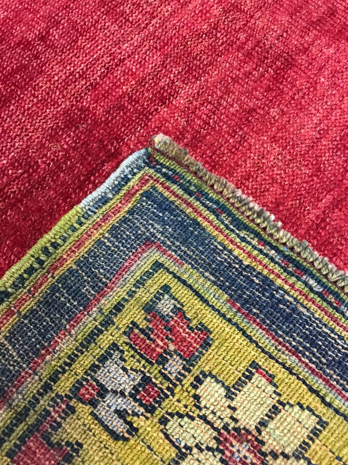 5x10 Red and Gold Turkish Tribal Runner