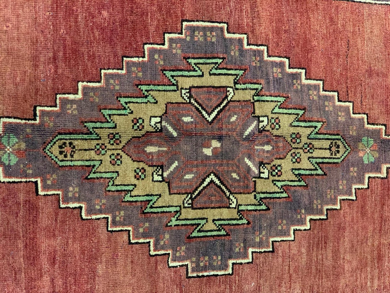 5x9 Red and Beige Kazak Tribal Rug