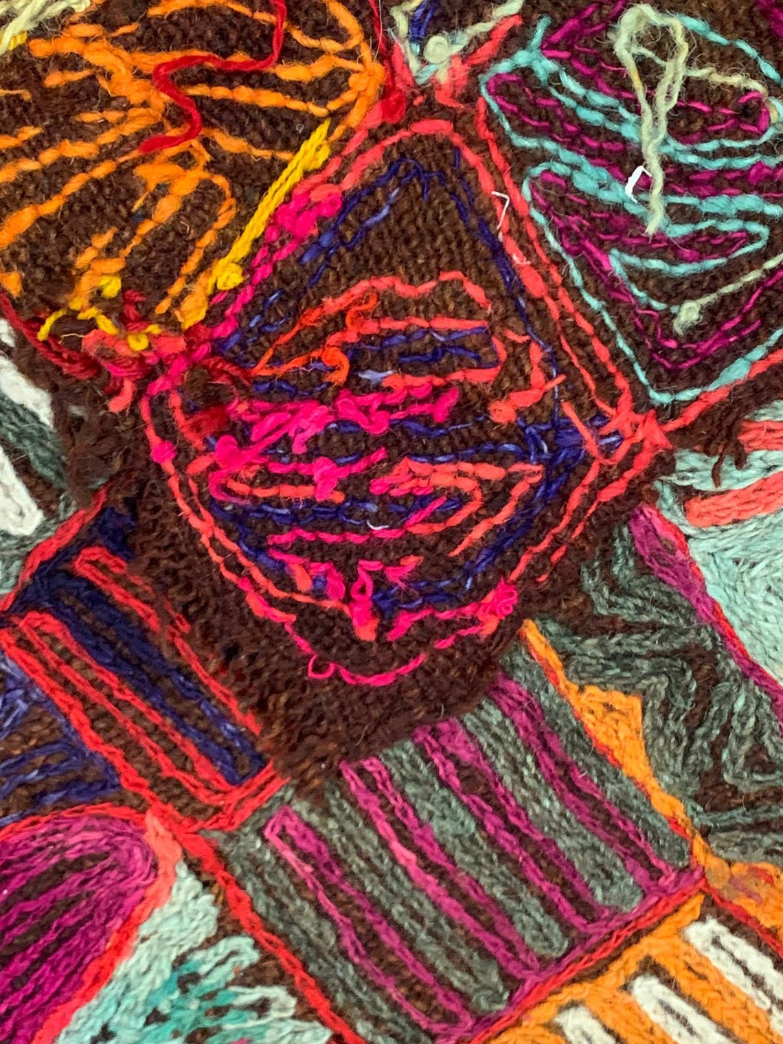 4x7 Multicolor Turkish Patchwork Rug