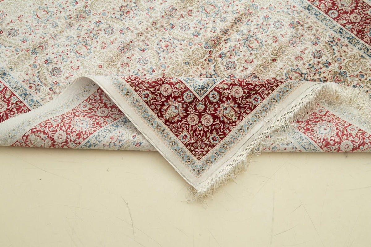 3x10 Ivory and Red Turkish Antep Runner