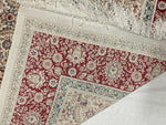 3x7 Ivory and Red Turkish Antep Runner