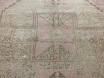 3x13 Pink and Green Turkish Tribal Runner