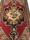 4x8 Red and Gold Turkish Tribal Rug