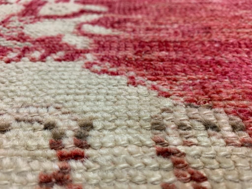 3x12 Red and Ivory Turkish Tribal Runner