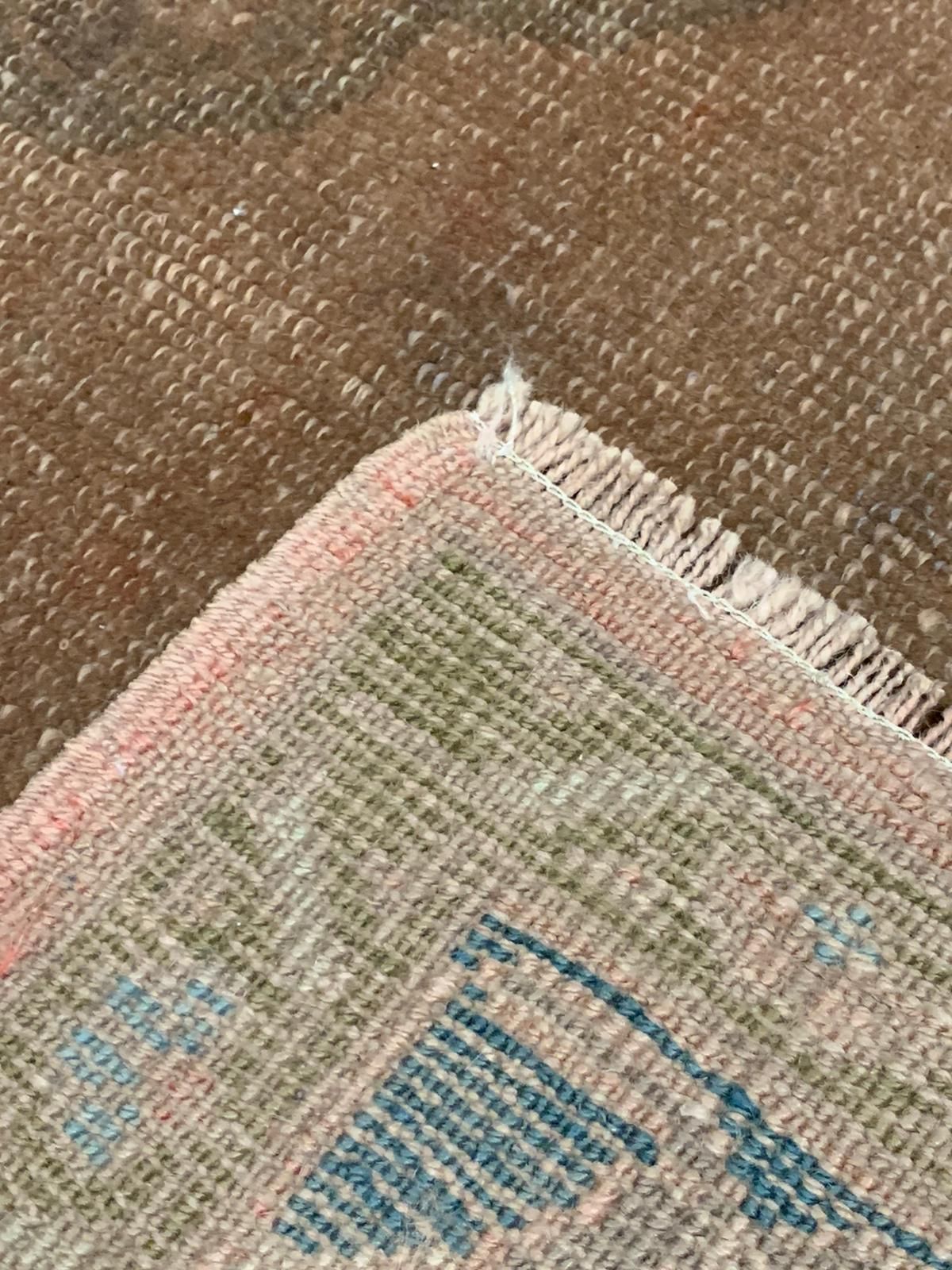 5x11 Camel and Green Turkish Tribal Runner