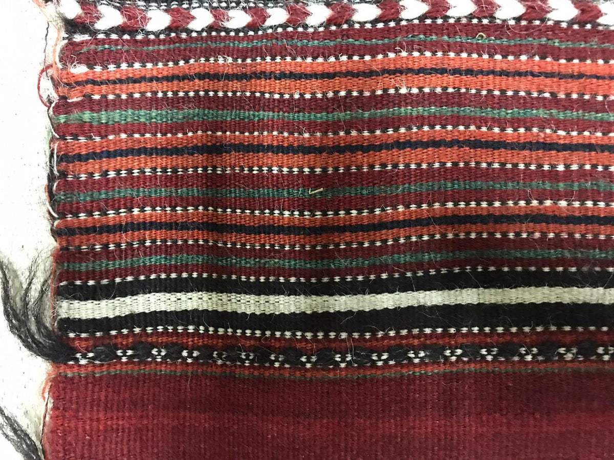 Vintage Handmade 4x7 Multicolor Anatolian Turkish Tribal Distressed Area Rug