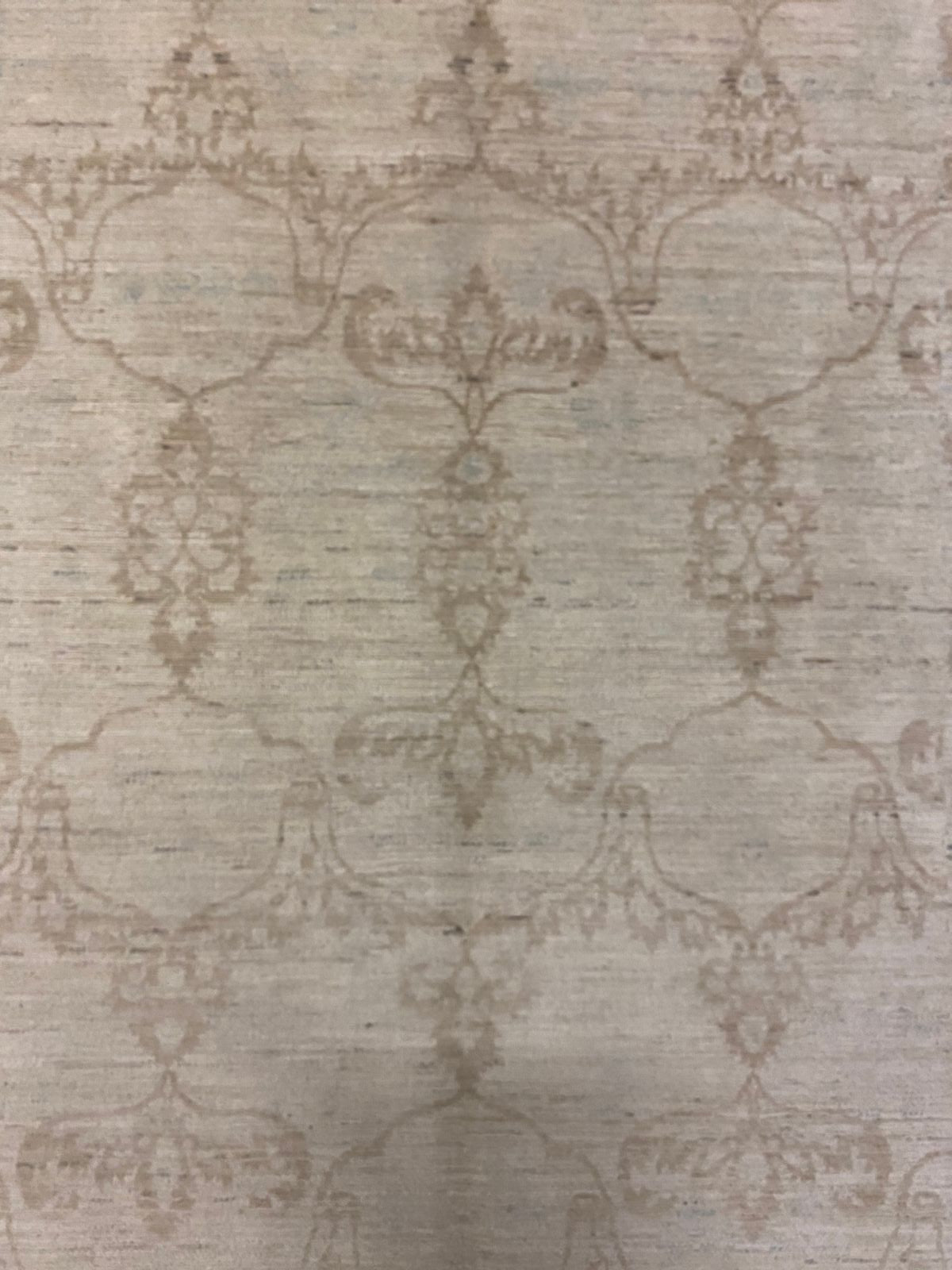 3x9 Ivory and Beige Persian Runner