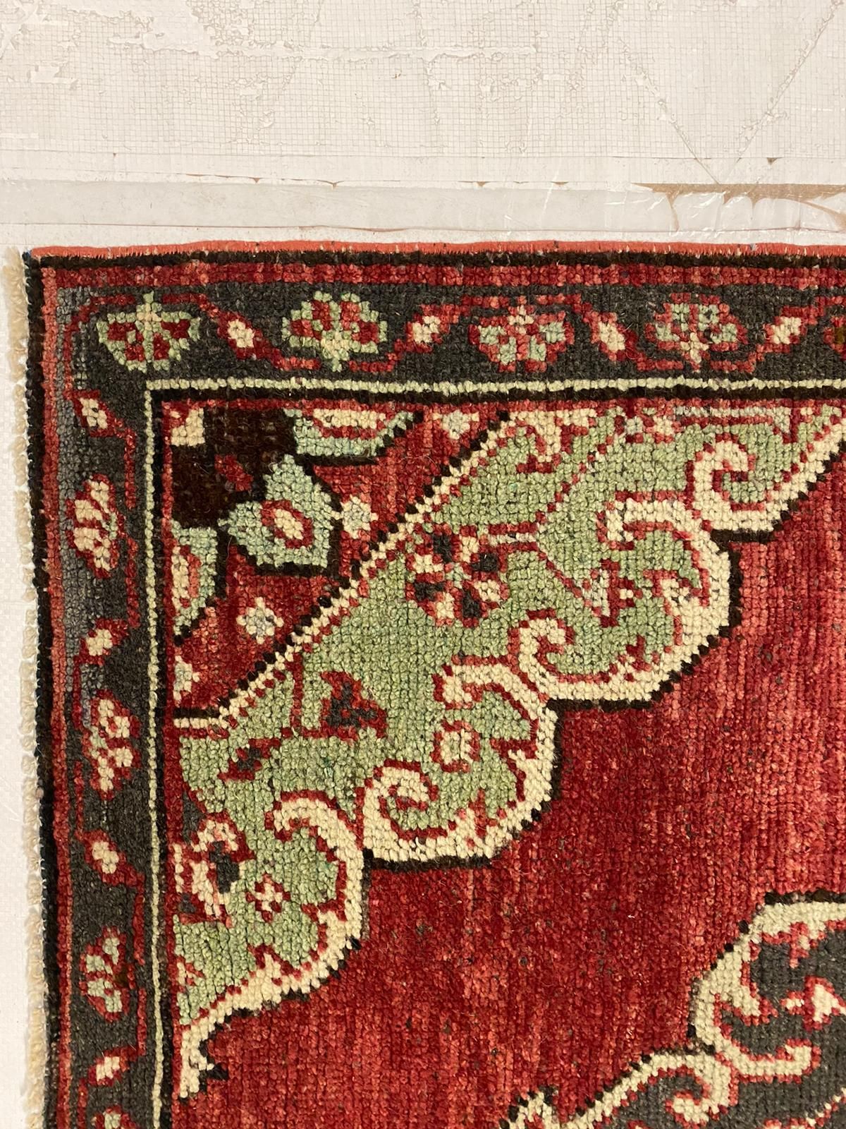 3x10 Red and Black Turkish Tribal Runner