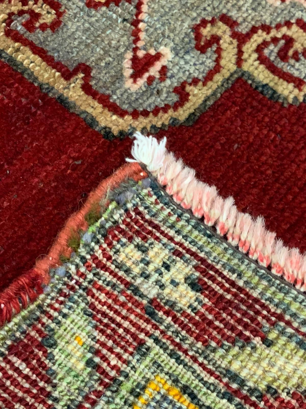 5x11 Red and Blue Anatolian Turkish Tribal Runner