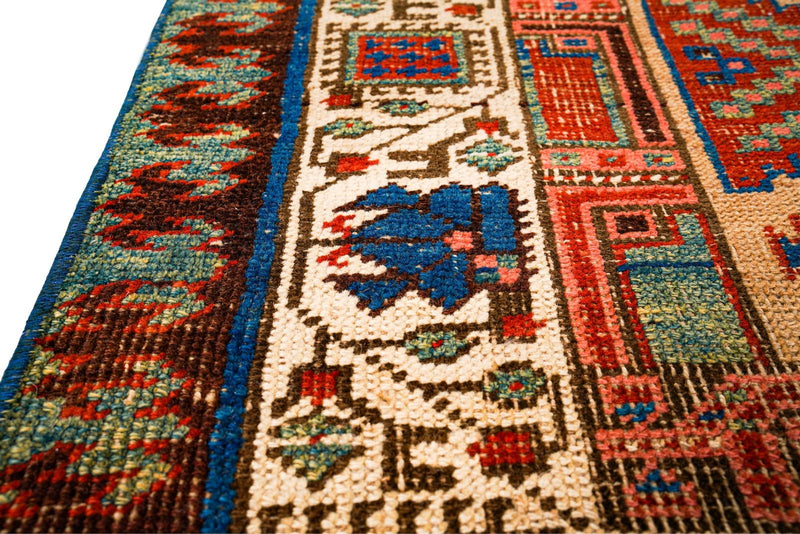 3x7 Multicolor Persian Tribal Runner