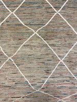 10x12 Pink and Beige Modern Contemporary Rug