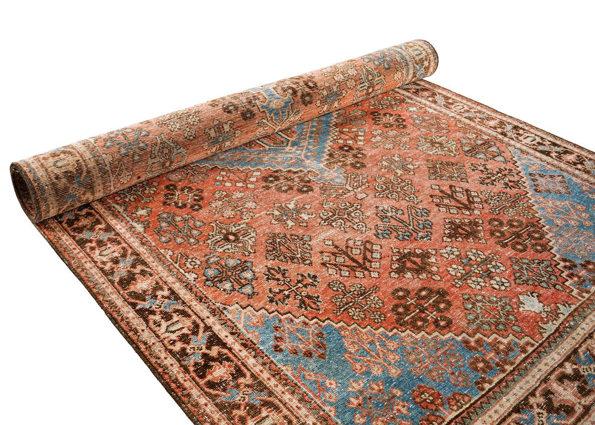 4x6 Beige and Pink Persian Rug