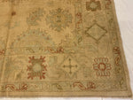 7x10 Beige and Beige Turkish Oushak Rug