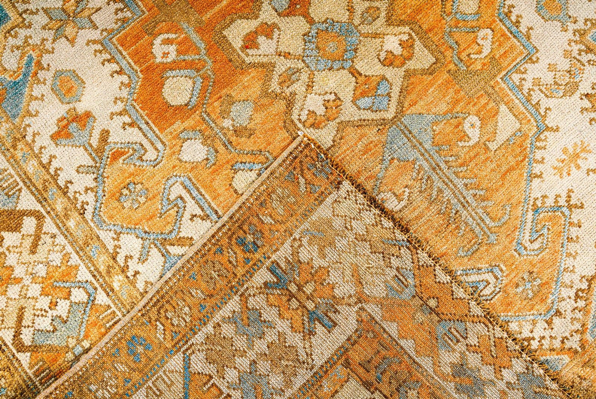 4x7 Beige and Rust Persian Rug