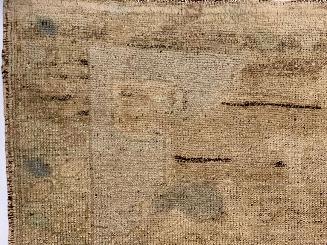 5x10 Ivory Turkish Tribal Runner