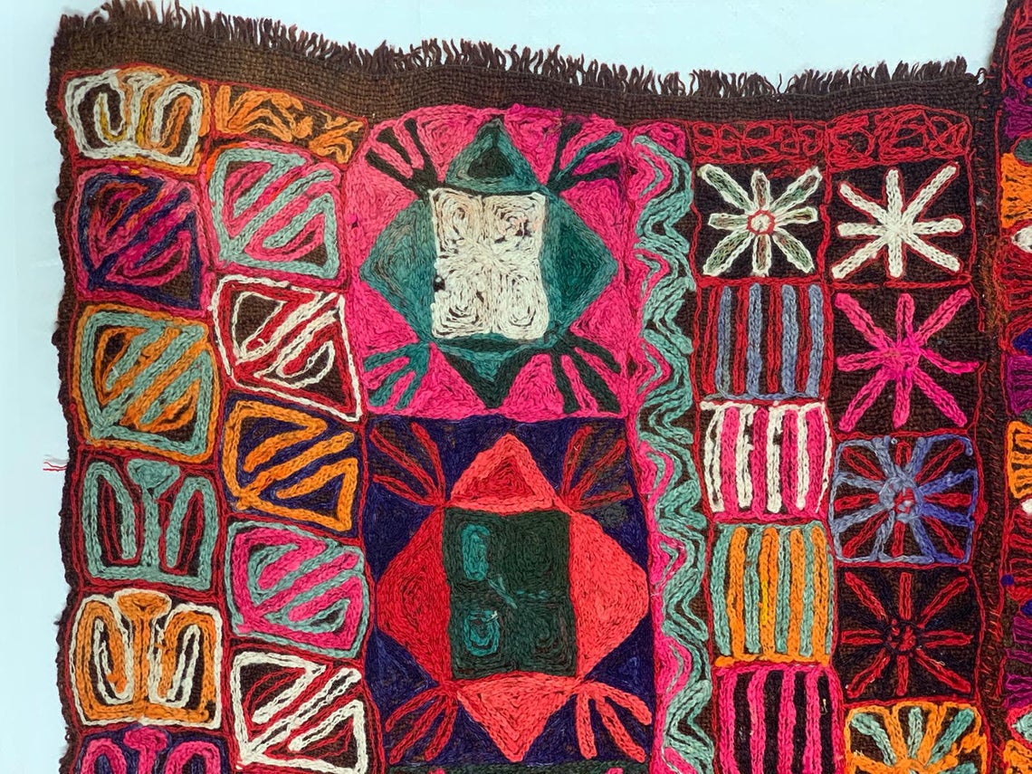 4x7 Multicolor Turkish Patchwork Rug