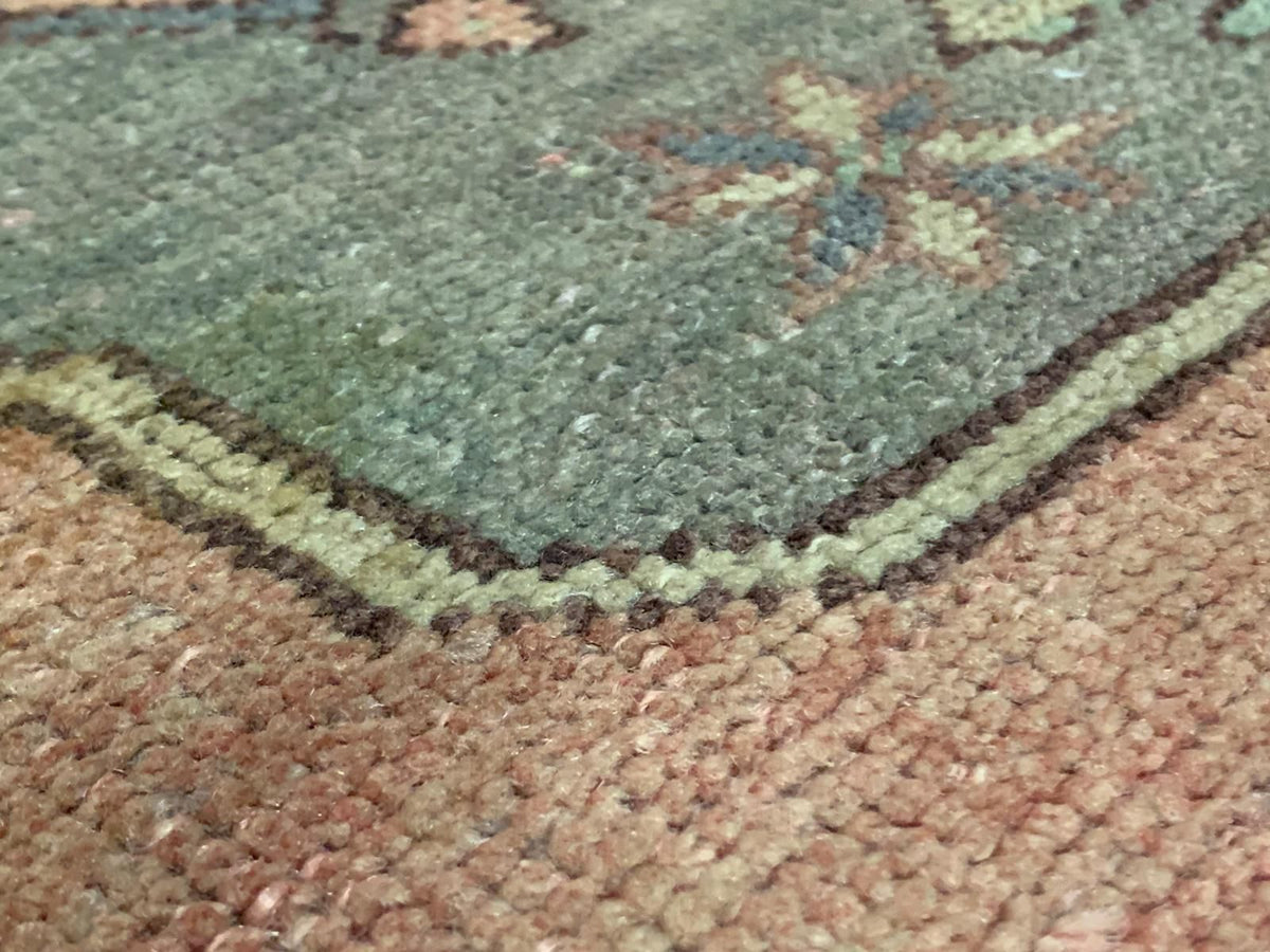 5x11 Rust and Gray Anatolian Turkish Tribal Runner