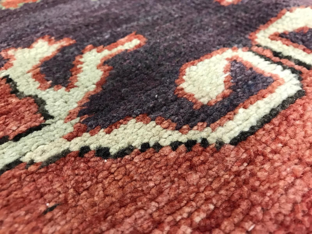 5x12 Red and Navy Turkish Tribal Runner