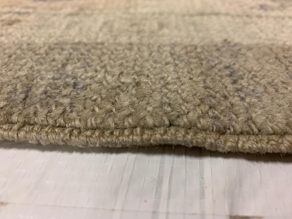 3x10 Gray and Ivory Turkish Oushak Runner