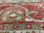 3x5 Red and Beige Turkish Tribal Rug