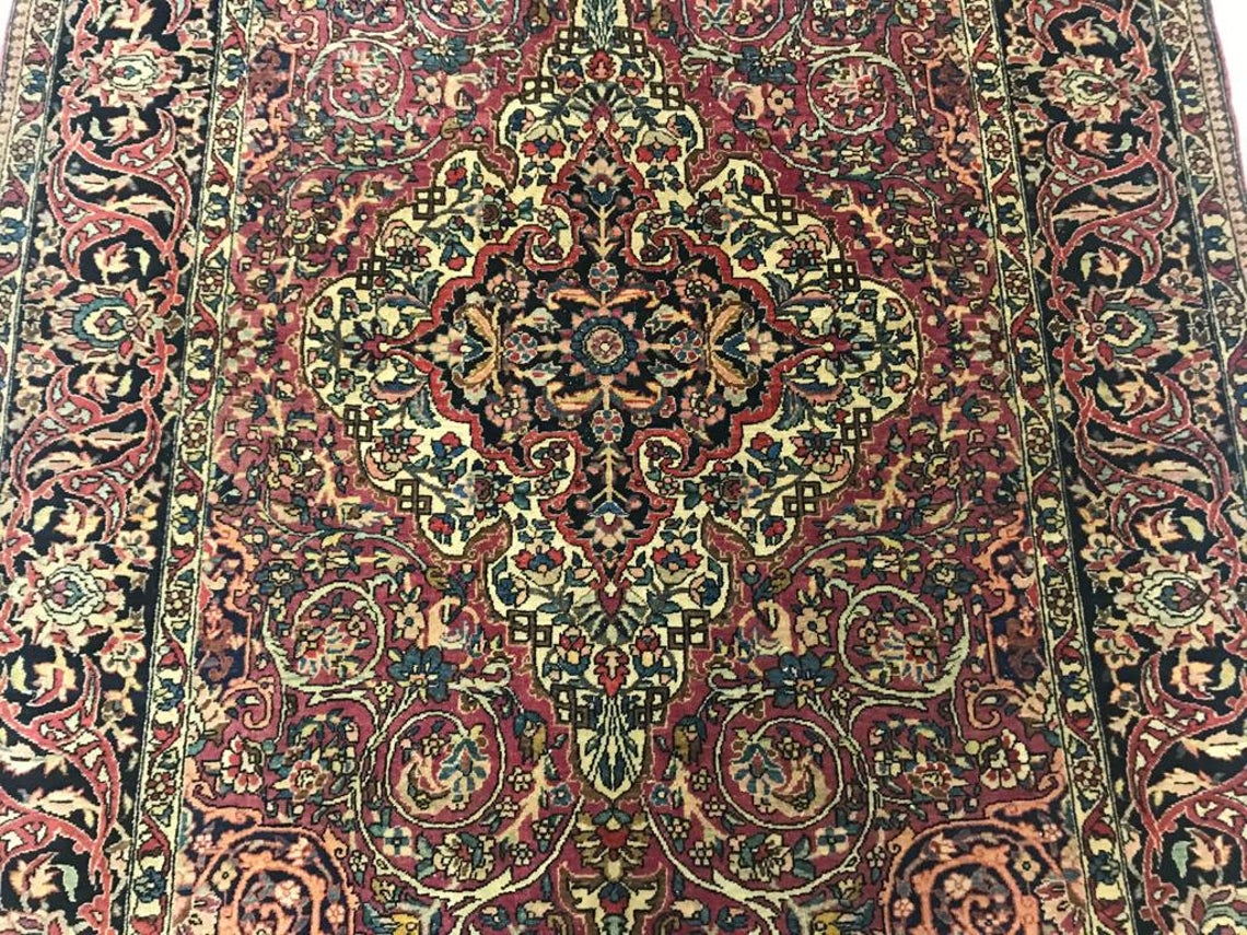 5x7 Red and Black Persian Traditional Rug