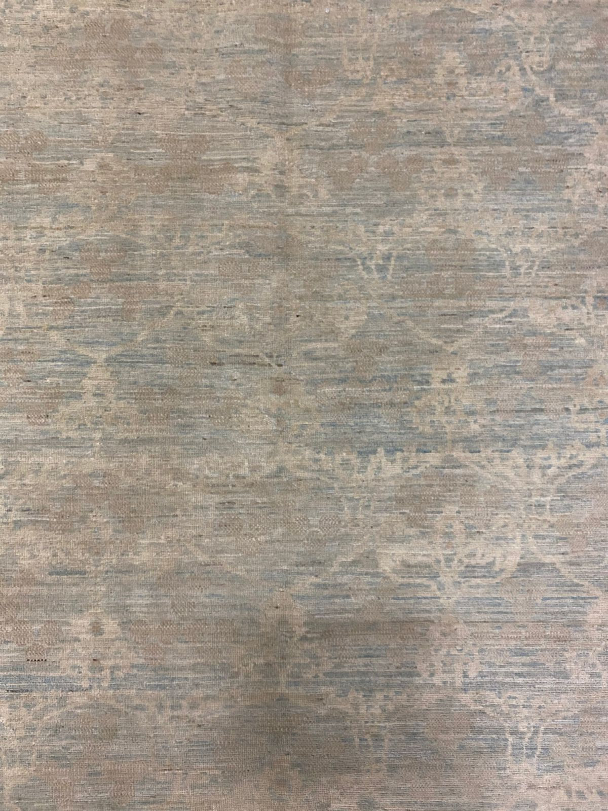 6x9 Blue and Ivory Persian Rug