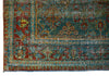 4x7 Blue and Red Persian Rug