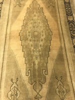 6x11 Ivory and Brown Turkish Tribal Runner