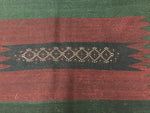 6x6 Red and Navy Anatolian Tribal Rug