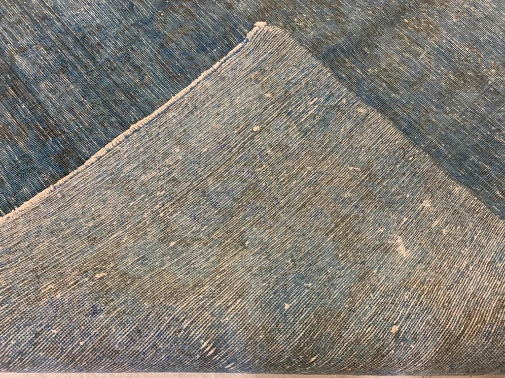 10x16 Red and Blue Turkish Overdyed Rug