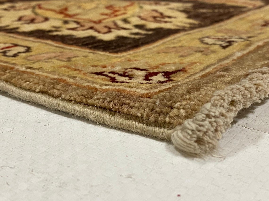 5x8 Gray and Brown Turkish Traditional Rug