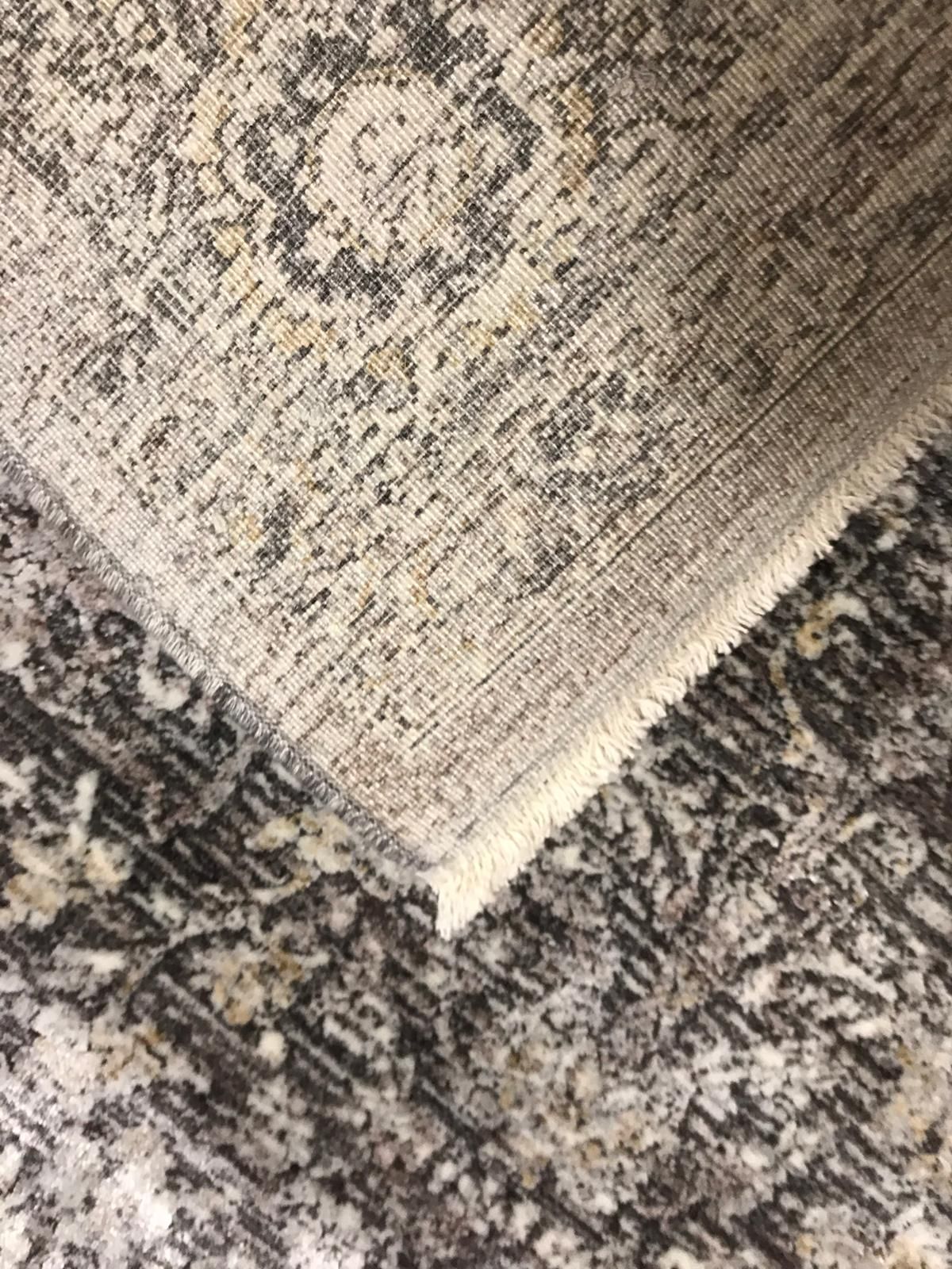 3x10 Silver and Gray Turkish Antep Runner
