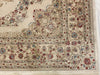 5x8 Ivory and White Turkish Antep Rug