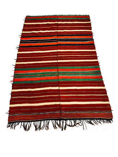 5x7 Multicolor Turkish Tribal Rug