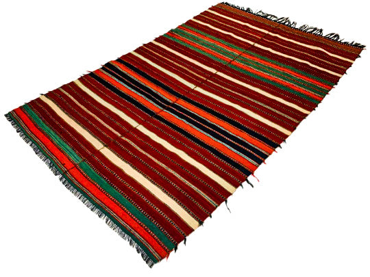 5x7 Multicolor Turkish Tribal Rug