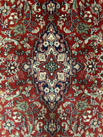 3x5 Red and Beige Turkish Traditional Rug