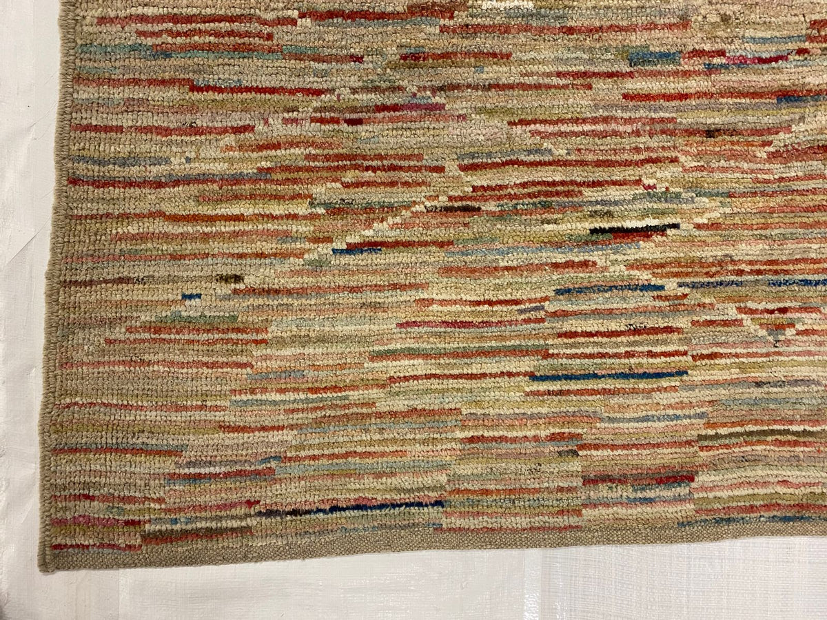 10x12 Pink and Beige Modern Contemporary Rug